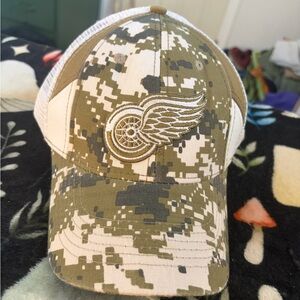 Red Wings Camouflage Baseball Cap